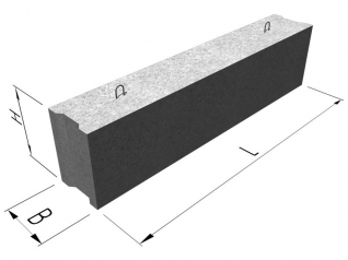 Блок опорный специального сечения ФБС 24.4.6