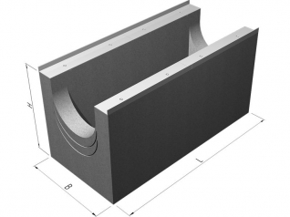 Дождеприемник бетонный секционный (верхняя часть) SteePro DN 300