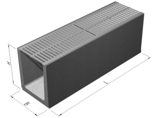 Лоток М-6С DN300 H400