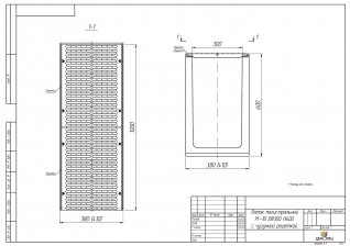 Лоток М-10 DN300 H600