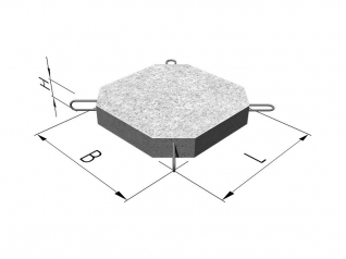 Блок бетонный Б-8 вибропр.